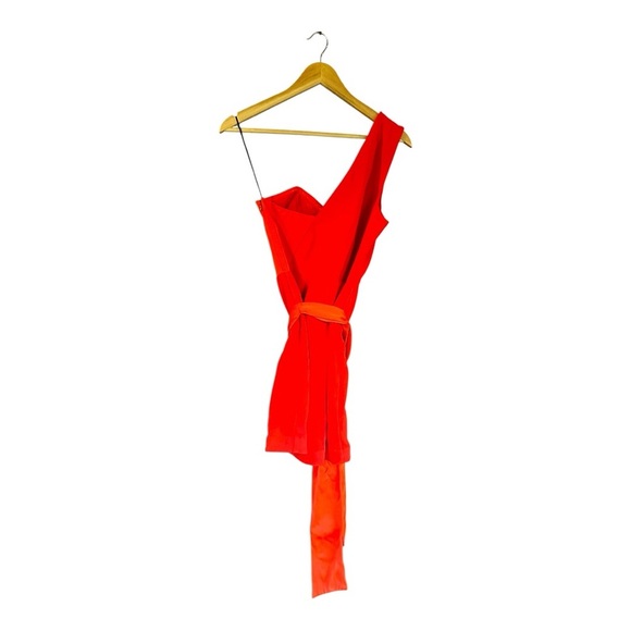 NWT Revolve NBD Jasper Mini Dress in Red Orange Size Small - Picture 3 of 6